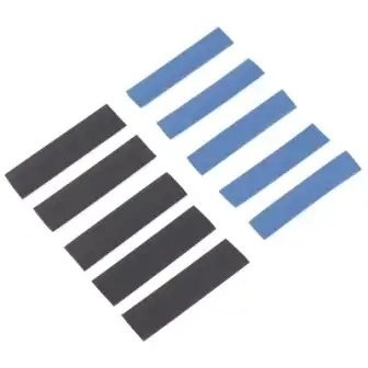 Трубка термоусадочная набор №13 (10 шт) Ф 12/6,16/8 (по 5 шт) "VOLTON" VLT250053 VOLTON