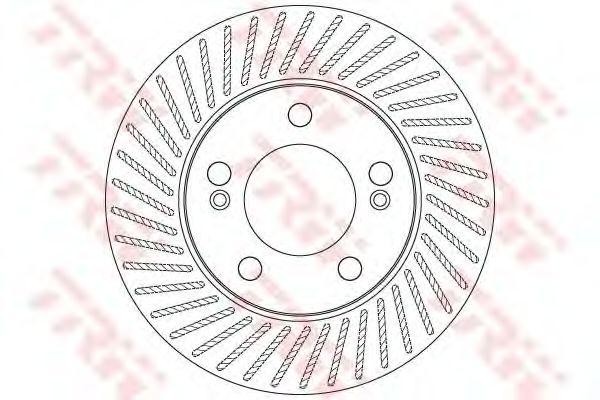 Диск тормозной передний SSANGYONG ACTYON, KYRON, REXTON (294мм)  DF6205 DF6205 TRW