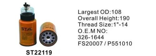 Фильтр топливный ST22119 STAL ST22119 STAL