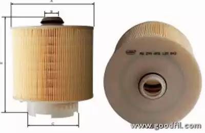 Фильтр воздушный AG274 AG 274 GOODWILL