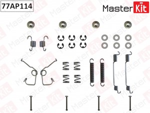 Комплект установочный барабанных колодок Ford TRANSIT TOURNEO 1994 - 2000 77AP11 77AP114 MASTER KIT