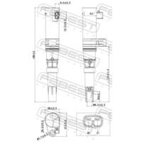 КАТУШКА ЗАЖИГАНИЯ 24640-001 24640001 FEBEST