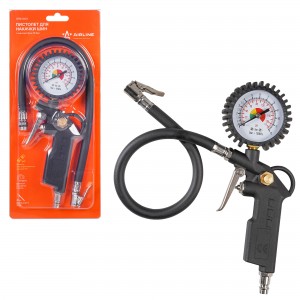 Пистолет для накачки шин (с манометром 12 атм) /AIRLINE/ ATBU003 AIRLINE