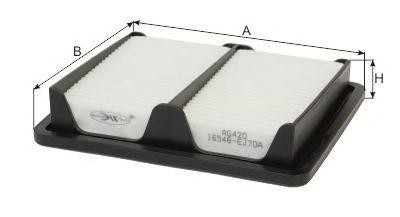 Фильтр воздушный AG420 AG 420 GOODWILL
