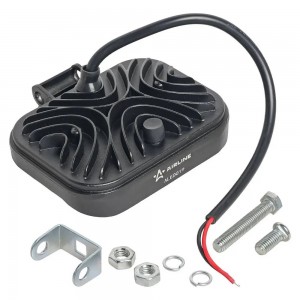 Фара светодиодная прямоугольная, 21 LED рассеяный свет 21W, (108х80х35) 12/24V ( ALED019 AIRLINE