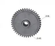 Шестерня МТЗ сцепления Z=43, Z=12 ОАО МЗШ 501601088 MZSH