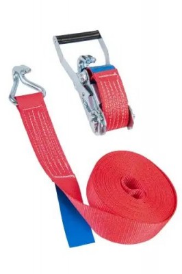 ремень стяжной! 8м 5т c храповиком и крюками\ BRX0020018 BRIX