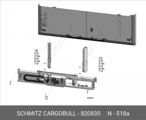 болт! M10x25 SCHMITZ 820830 SCHMITZ CARGOBULL