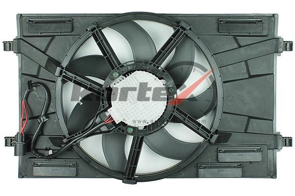 Вентилятор VW Golf (14-) охлаждения радиатора KORTEX KFD089 KORTEX