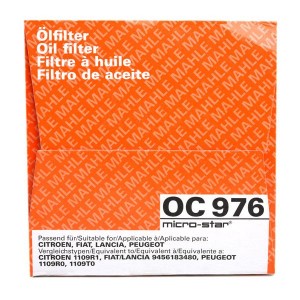 Фильтр масляный CHEVROLET Epica CITROEN Berlingo MAHLE OC 976 MAHLE KNECHT