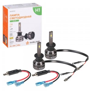 Лампa светодиод. H1, 12/24В, 28Вт, 3000К (Желтый), 5000Лм, для рефлект./линз. оп AEAR102 AIRLINE