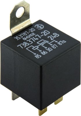 Реле стартера 5-контактное с кронштейном 24В/30А КАМАЗ (ан. 738.3747-20) 35.3787-20 EMI