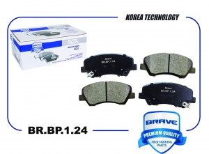 Колодка тормозная передняя BR.BP.1.24 58101-A7A00 KIA Cerato YD 2013- BR.BP.1.24 BR.BP.1.24 BRAVE