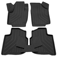 коврик салонный! резиновый, черный, борт 4см\ VW Polo 20> Ser.S 1035020250 REZKON