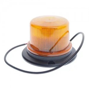 Маяк проблесковый 12/24V светодиодный стационарный желтый MEGAPOWER 37034002 MEGA POWER