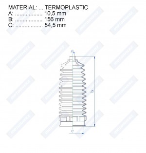 Пыльник рулевой рейки RDZ0041MG RDZ0041MG MOTORHERZ