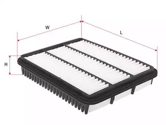Фильтр воздушный TOYOTA Land Cruiser (98-07) (4.7) SAKURA A1174 SAKURA