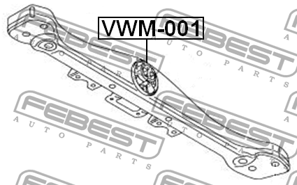 Опора КПП VWM-001 VWM-001 FEBEST