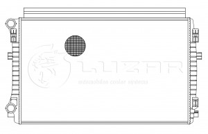 Радиатор охл. для а/м Skoda Octavia A7 (13-)/VW Golf VII (12-) LRc18EM LRC18EM LUZAR