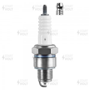 Свеча "STARTVOLT" для а/м ГАЗ 24/3110/3302 дв ЗМЗ-402 (з.0,8 мм) с резистором VSP 0306 START VOLT