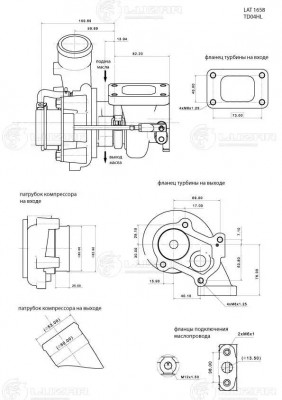 турбокомпрессор!\ Iveco Daily 06> LAT 1658 LUZAR