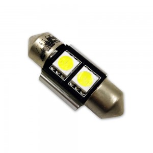 к-т ламп! светодиодных C004 T11, белый (SV8,5) 4SMD 5050 12V 31мм, блистер 2шт\ A07055S AVS