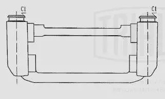 Скоба суппорта заднего CF 052263 TRIALLI