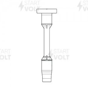 Наконечник катушки зажигания для а/м Toyota Land Cruiser 300 (21-) 3.4i (STC 191 STC 1918 START VOLT