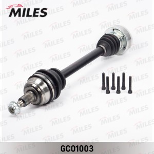 Привод в сборе левый AUDI A3/SKODA OCTAVIA/VW GOLF 1.4-1.9 96- (GKN 303153) GC01 GC01003 MILES