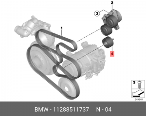 ролик натяжитель!\ BMW F07 11 28 8 511 737 BMW