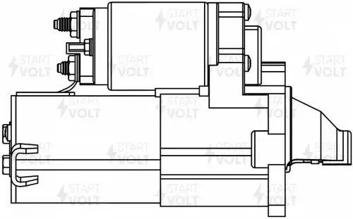 Стартер для а/м Chery QQ6 (06-) 1.1i 1,1кВт (LSt 2722) LST2722 START VOLT