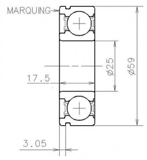 Подшипник КПП шариковый однорядный AB41376YS04 NTN SNR