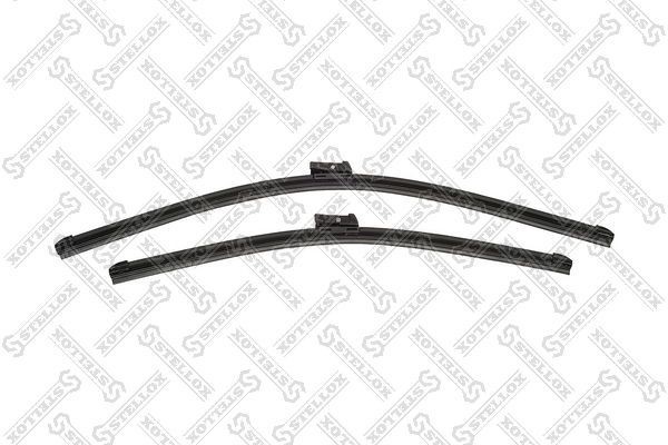 щетки плоск. к-т! 600/24'+475/19',Push button19\ VW Golf/Passat 03> 201-603-SX STELLOX