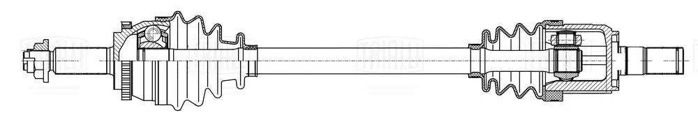Привод передний левый AR 0839 TRIALLI