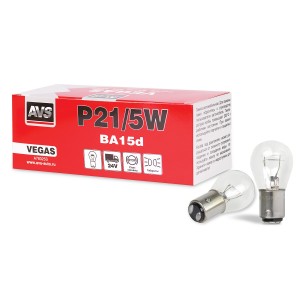 Лампа 24V P21/5W BA15d (10шт.) AVS A78325S AVS
