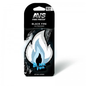 АРОМАТИЗАТОР ПОДВЕСНОЙ ПЛАСТИНА AVS FIRE FRESH BLACK FIRE/ЧЁРНЫЙ ОГОНЬ A07263S AVS