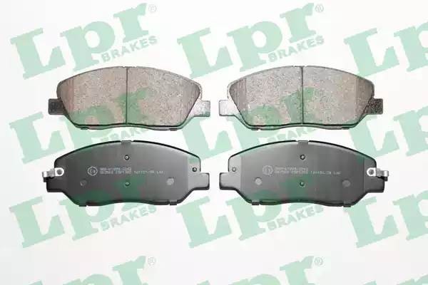 Комплект тормозных колодок 05P1382 05P1382 LPR