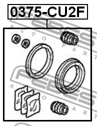 Ремкомплект суппорта 0375-CU2F 0375-CU2F FEBEST