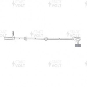 Датчик ABS для а/м Mercedes-Benz C W204 (07-) задн. лев./прав. (VS-ABS 1510) VSABS1510 START VOLT