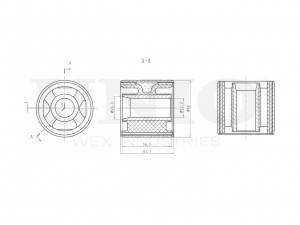 С/блок задний переднего нижнего рычага Chevrolet Cruze (J300/305/308) 09-, Malib RMP-20513 UNIO