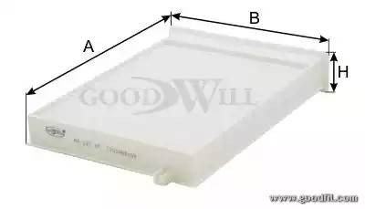 Фильтр салона AG127CF AG 127 CF GOODWILL