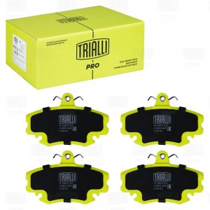 Колодки тормозные дисковые передние LADA Largus, Renault Logan (8 клап.) TRIALLI PF095101CR TRIALLI