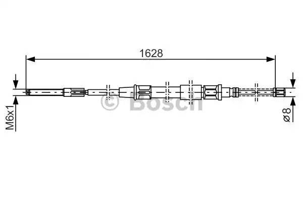 VW PASSAT B3 88-93 барабанный тормоз / 2 шт. на а/м 1 987 477 169 BOSCH