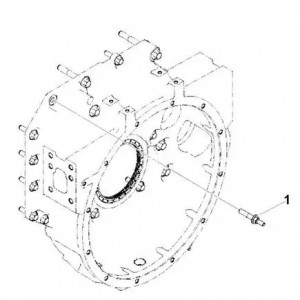 Болт М10х1,5х40 картера маховика ГАЗ ISF 2.8, КАМАЗ ISBe, ISDe (Haffen) 0696 HAFFEN