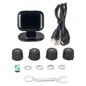 Система контроля давления в шинах TPMS, 4 внеш. датчика, дисплей мини (AEBJ001) AEBJ001 AIRLINE