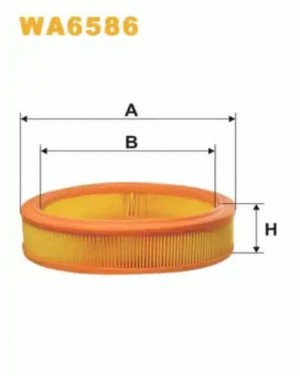 ФИЛЬТР ВОЗДУШНЫЙ WA6586 WIX FILTERS