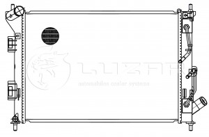 Радиатор KIA Soul (14-) охлаждения двигателя LUZAR LRC08119 LUZAR