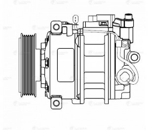 Компрессор кондиц. для а/м VW Transporter T5 (09-)/Amarok (09-) LCAC 1820 LUZAR
