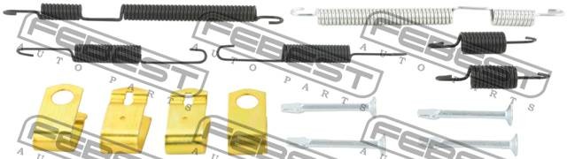 К-кт монтажный барабанных колодок KIA CERATO 2012-2016 2204-CERR-KIT 2204CERRKIT FEBEST