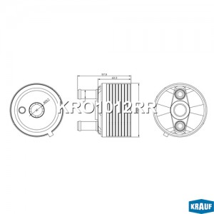 Масляный радиатор KRO1012RR KRO1012RR KRAUF